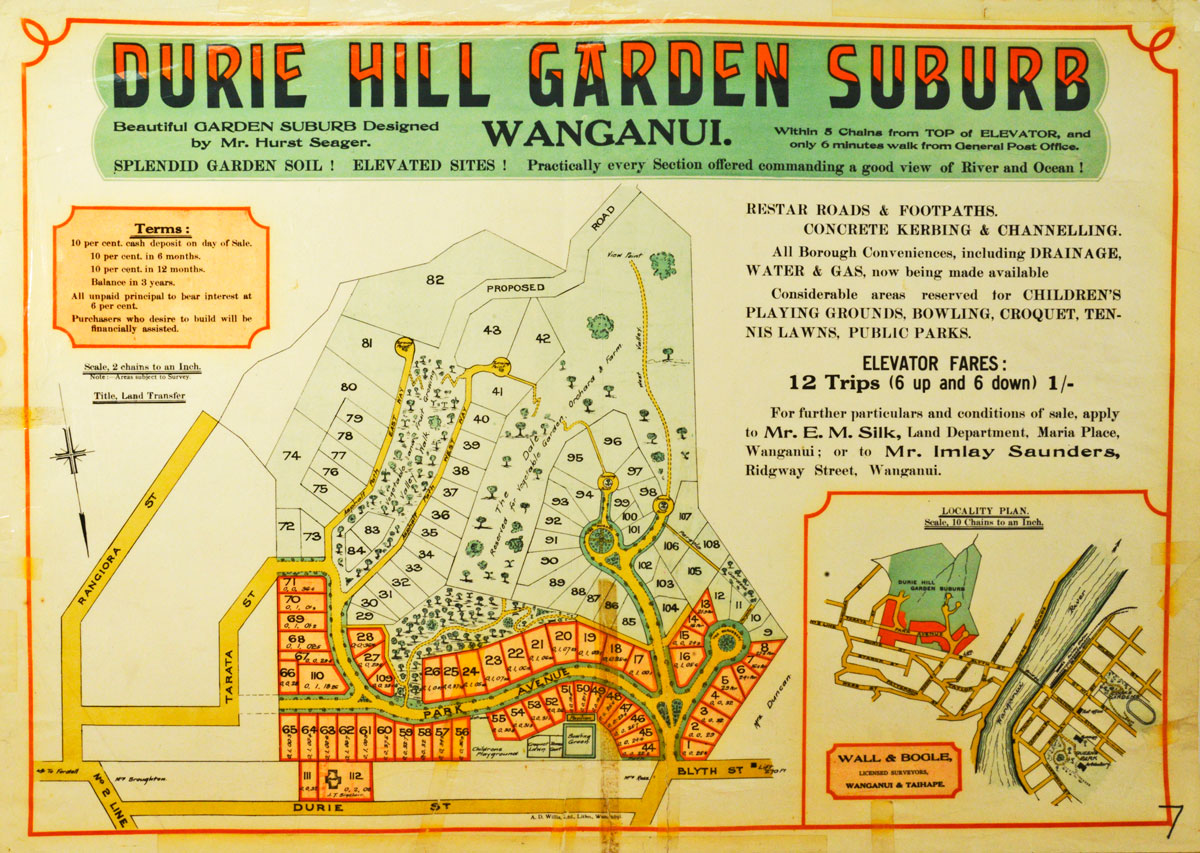 Durie Hill Map