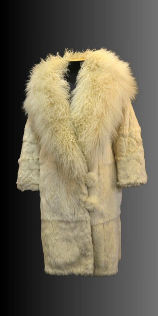 1950s rabbit hair coat