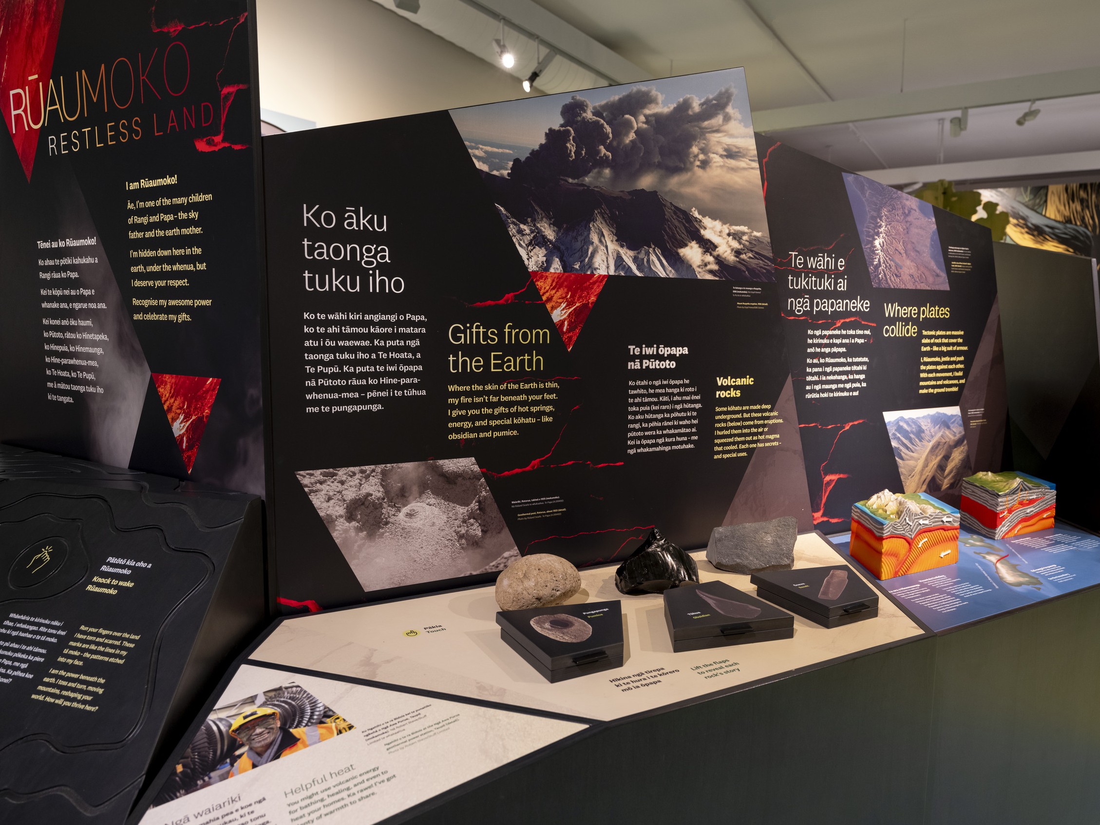 Featured image for the Rūaumoko – Restless Land exhibition